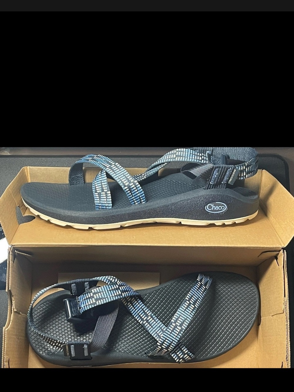 NIB Chaco Z/Cloud
Women's Sandals Size 11
Grouped Blue MediumWidth
BNIB